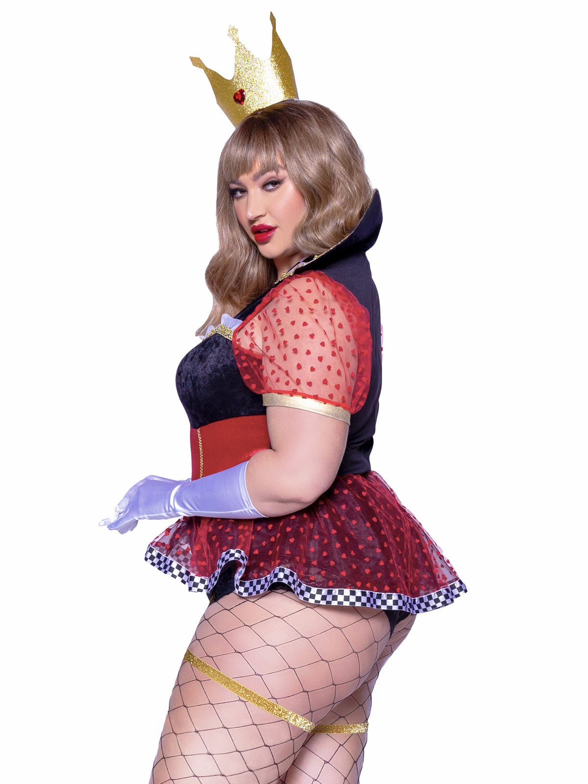 Plus Ravishing Red Queen Costume - 87152X    01108