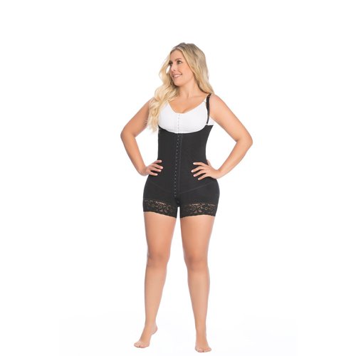 Body Garment-Hip Hugger-Braless 3 level hook. Control shaping girdle with high compression