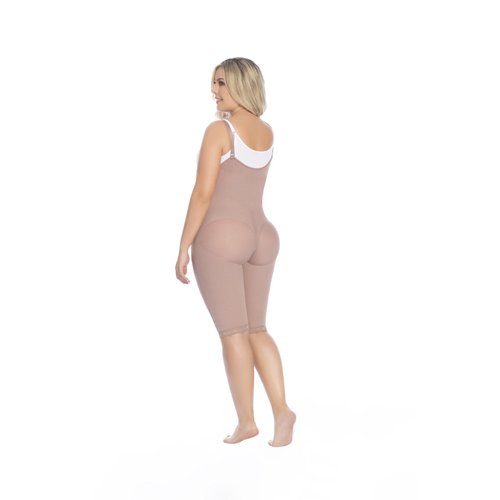 Body Garment Below Knee-Suspenders and Braless. During the postoperative or cosmetic surgi