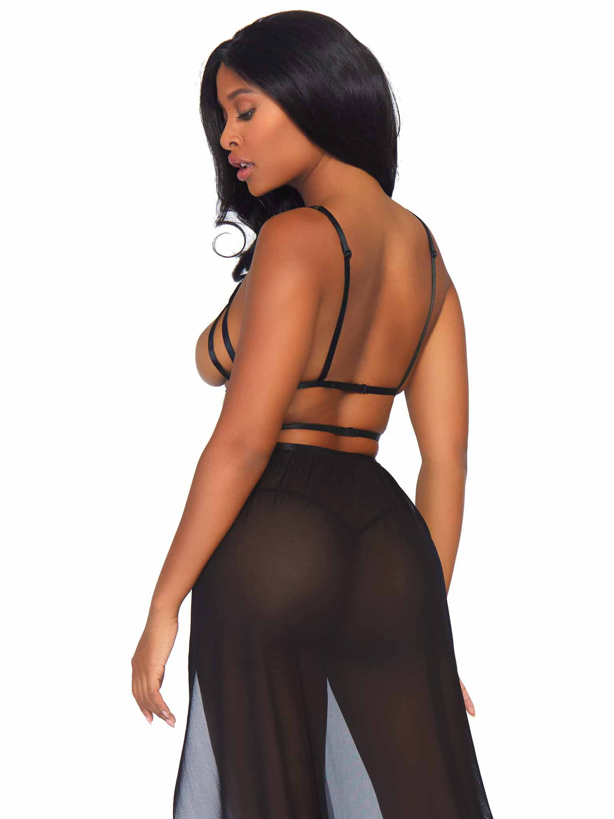Yours Always Open Cup Gown Set - 88020     00105