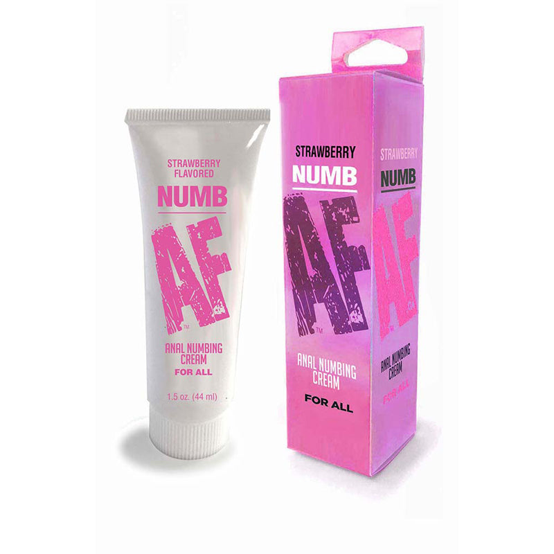 Numb AF Anal Desensitizer Strawberry 1.5 oz. - Pinkfoxxx