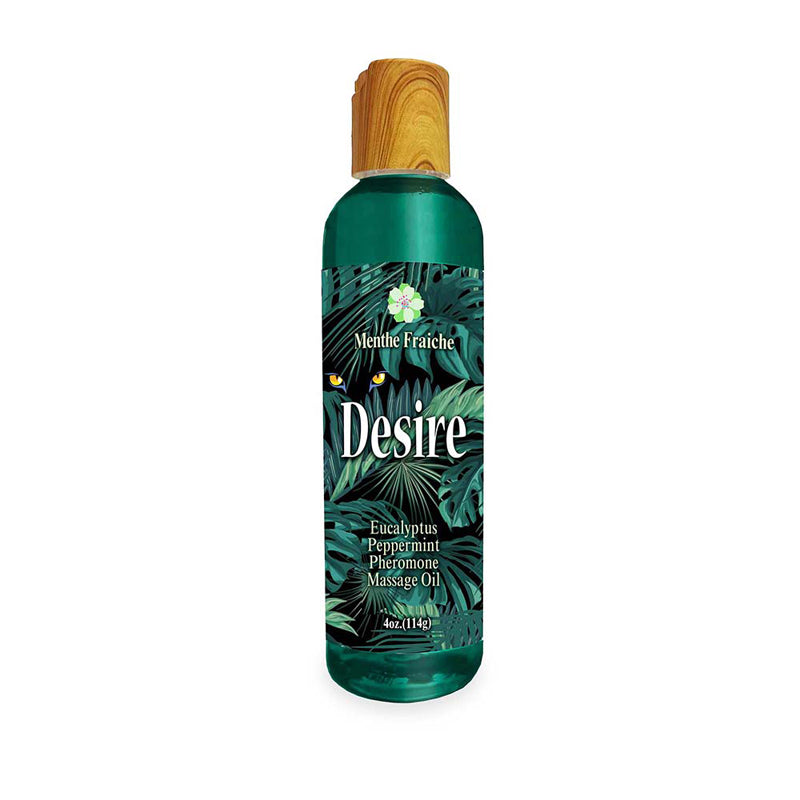 Desire Pheromone Massage Oil Eucalyptus/Peppermint 4 oz.