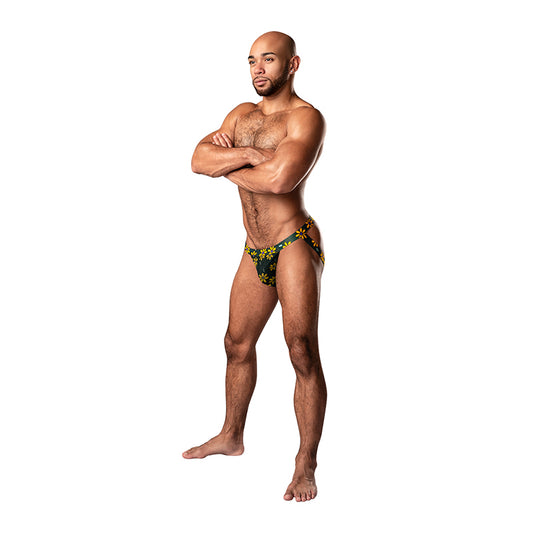 Male Power Petal Power Jock Daisy Print S/M