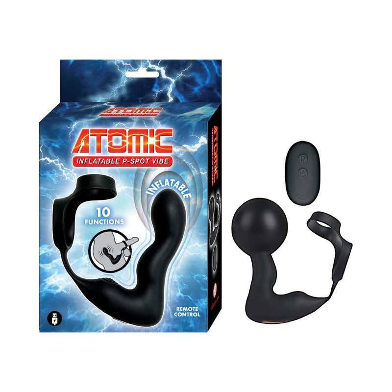 Atomic Inflatable P-Spot Vibe Black