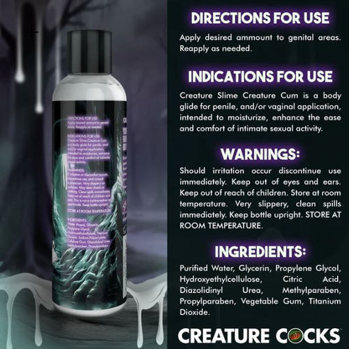 CREATURE COCKS CREATURE SLIME UNSCENTED CREATURE CUM LUBE 8OZ - XRAH456