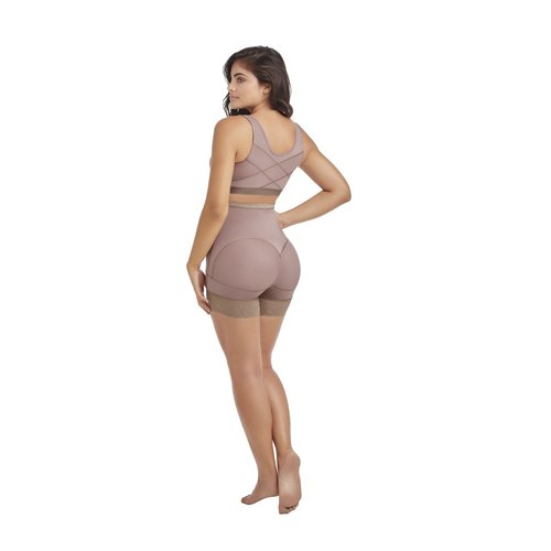 Surgical Bra-Sleeveless HooksDouble Frontal Fabric Lining. This posture correcting bra fea