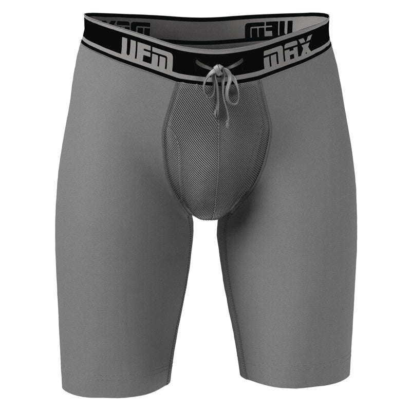 UFM Long Boxer Brief 9" - Polyester MAX Support - bb_p_9_3_blk_30E