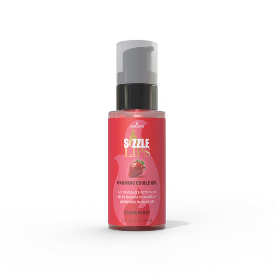 Sensuva Sizzle Lips Warming Gel 2 oz.