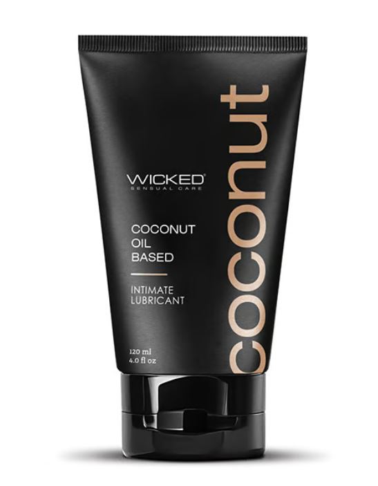 WICKED COCONUT OIL LUBE4OZ WATER BASED 4 OZ - WIC90724