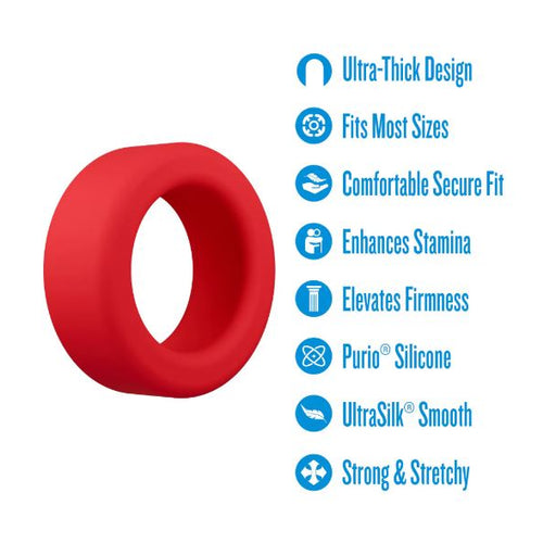 PERFORMANCE PLUS PURSUIT COCK RING RED - BN92008