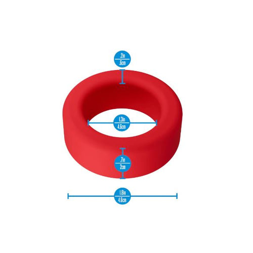 PERFORMANCE PLUS PURSUIT COCK RING RED - BN92008