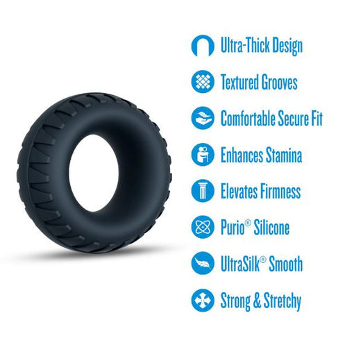 PERFORMANCE PLUS TRACTION TEXTURED COCK RING THICK - BN92025