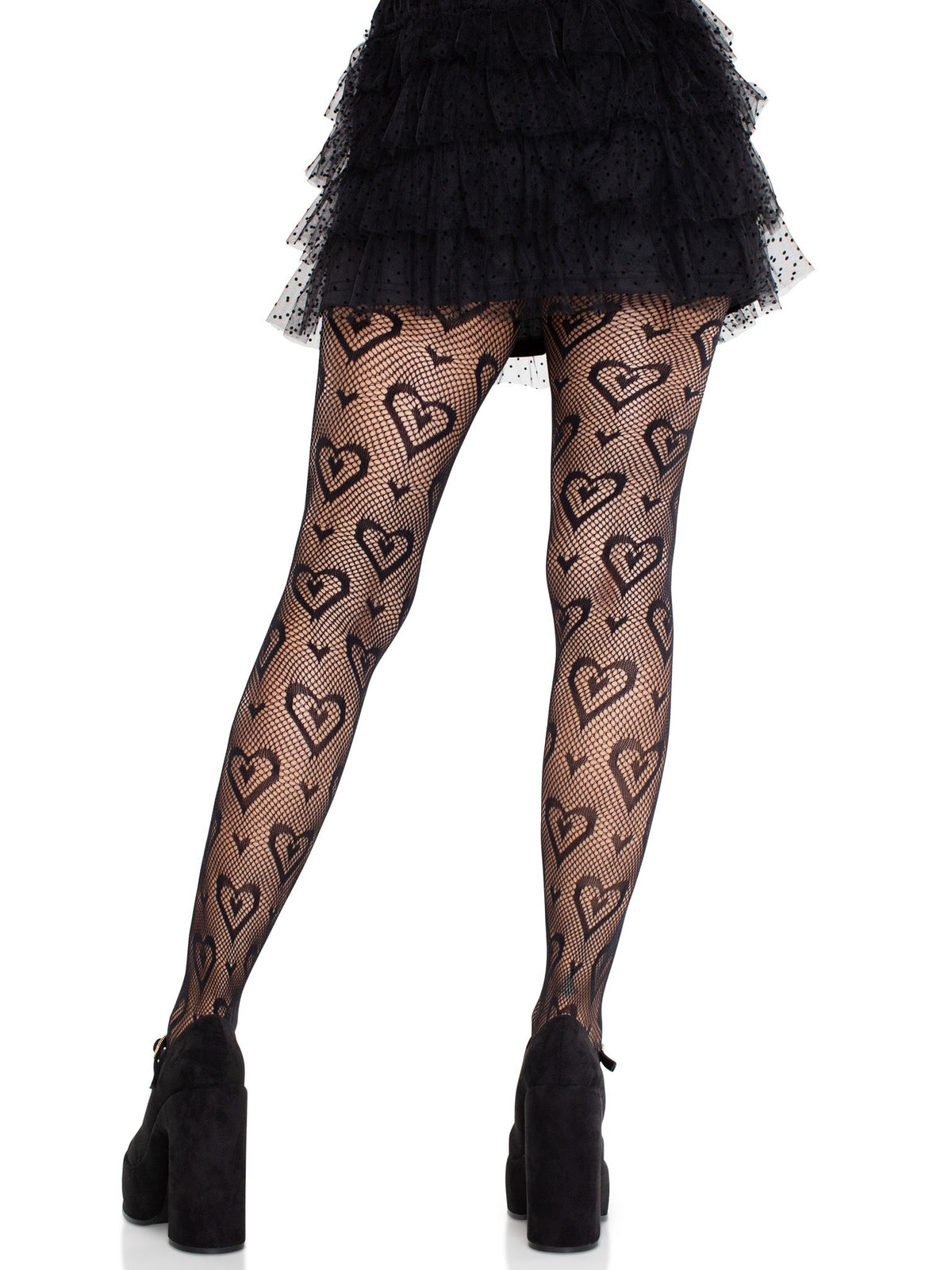 Cherie Heart Net Tights - 9239      00122