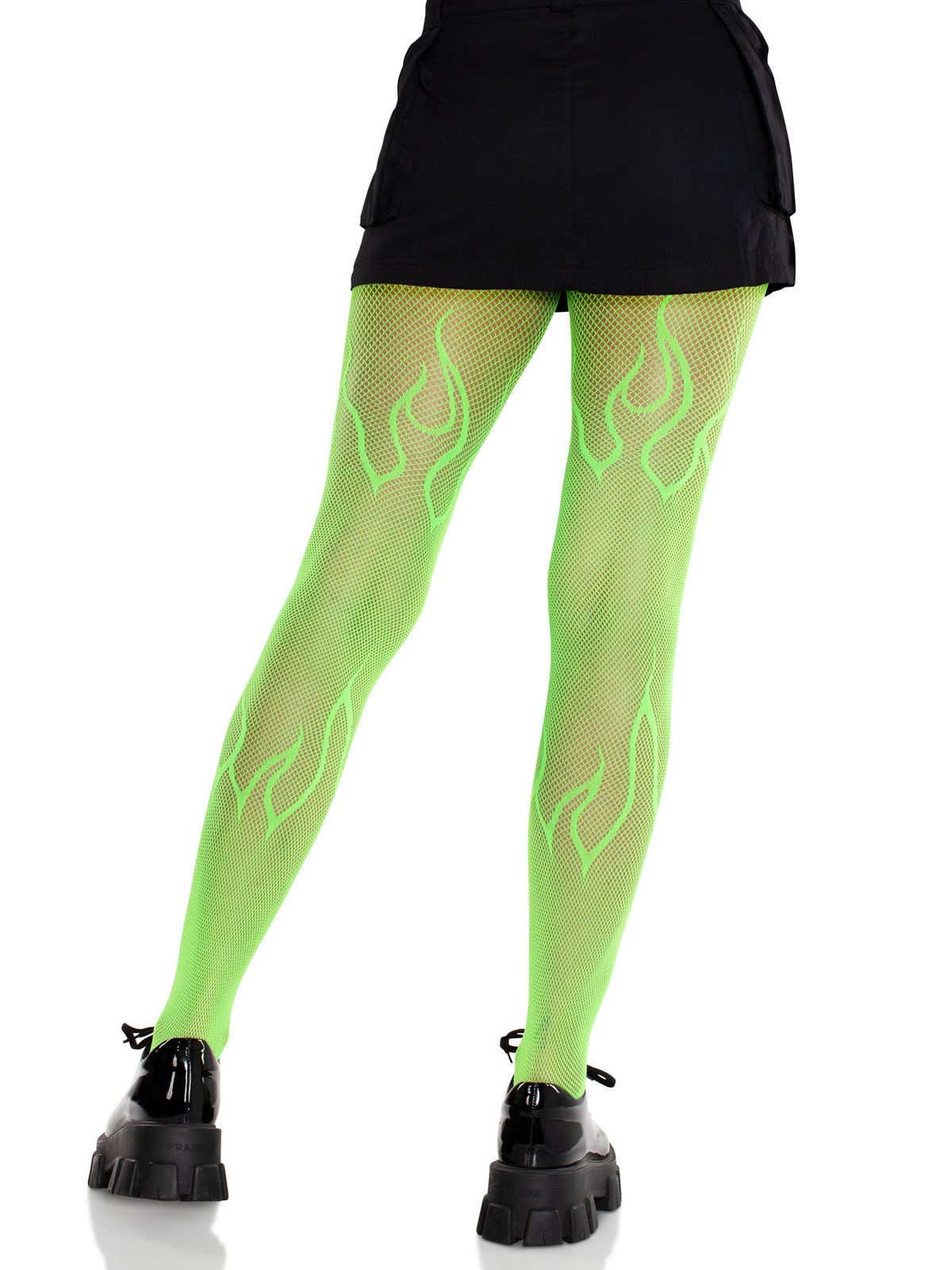 Flame Fishnet Tights - 9288      00122