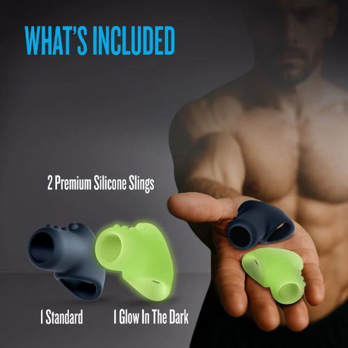 PERFORMANCE PLUS FLARE 2 COCKSLING SET GLOW IN THE DARK - BN92322