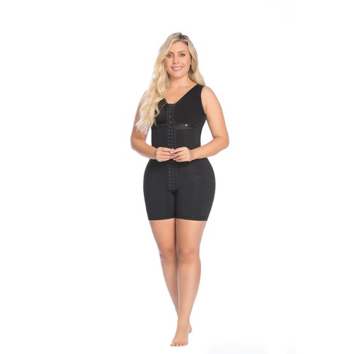 Sleeveless Body Garment With Bra 3 Level Hook. This girdle helps the recovery, healing pro