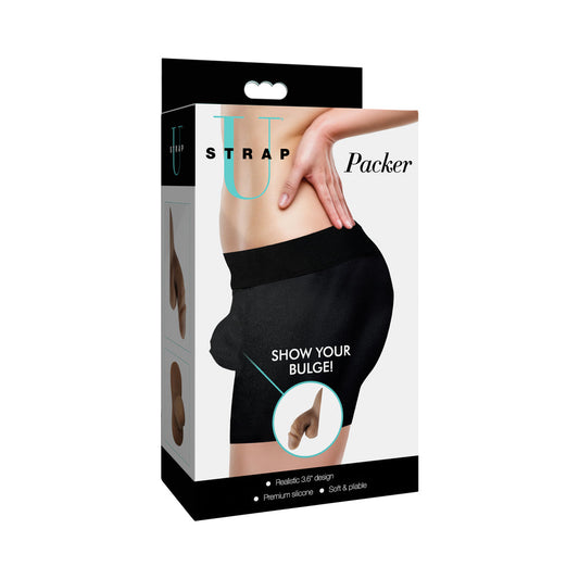 Strap U 3.6 in. Silicone Packer Dildo Medium