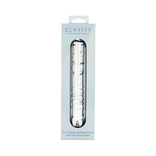 Clarity Elysian Sensation Glass Dildo