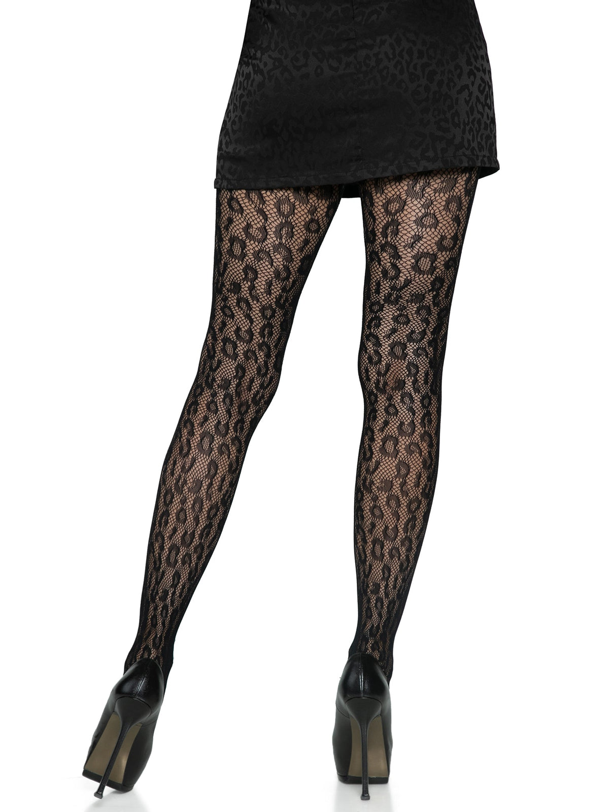Leopard Net Tights - 9716      00122