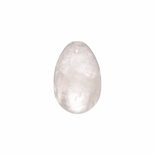 Chakrubs Prism Yoni Egg Clear Quartz (drilled)