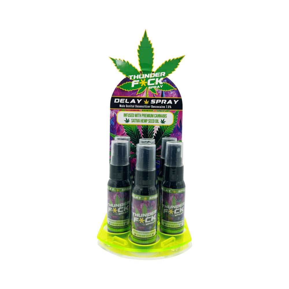 Thunder Fu*k Male Climax Control Spray 1 oz. Bottle 6-Piece Display