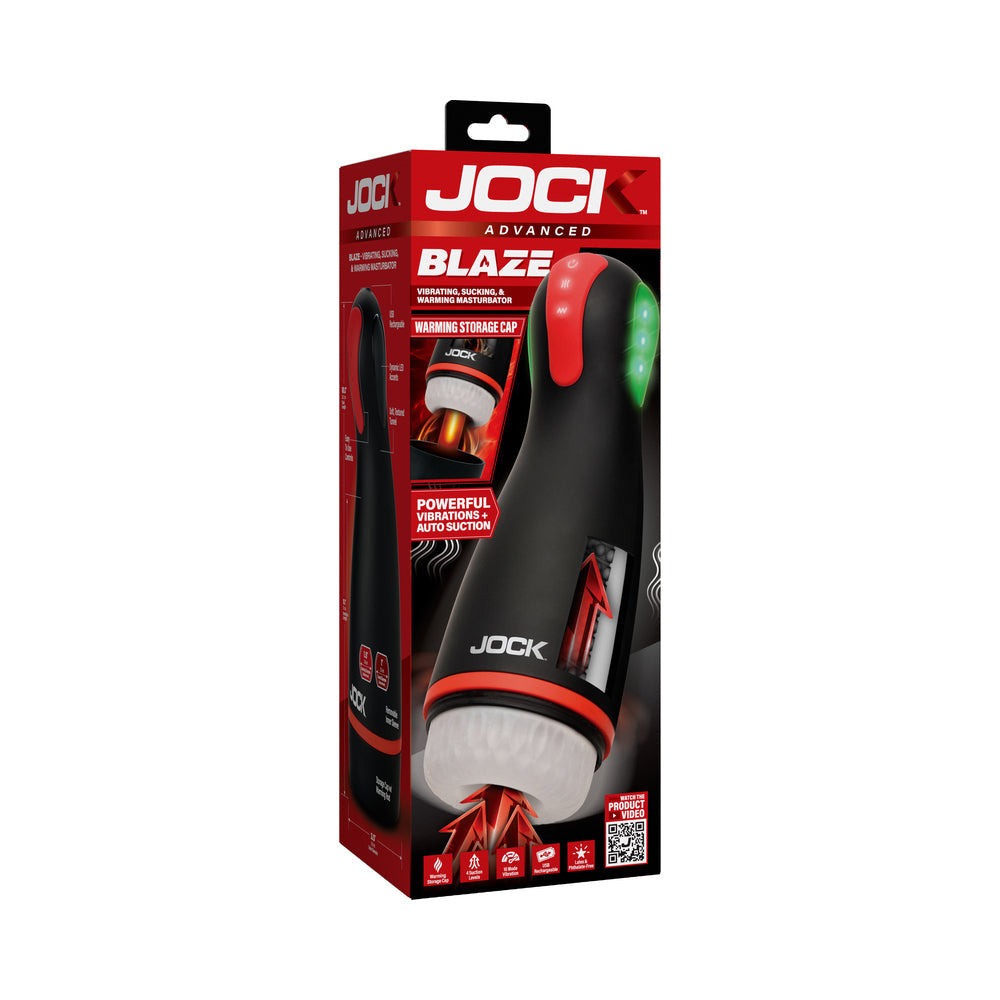 JOCK ADVANCED BLAZE VIBRATING SUCKING & WARMING MASTURBATOR - CN1022