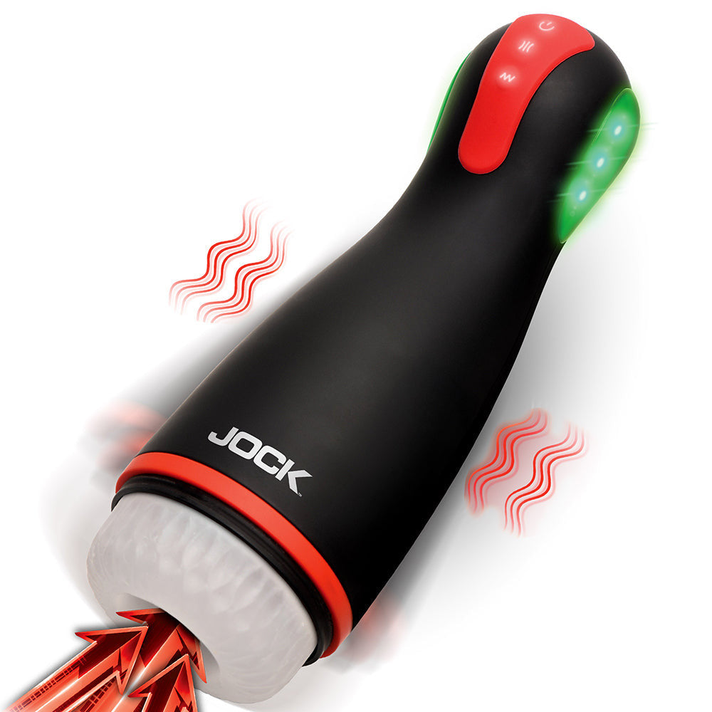 JOCK ADVANCED BLAZE VIBRATING SUCKING & WARMING MASTURBATOR - CN1022