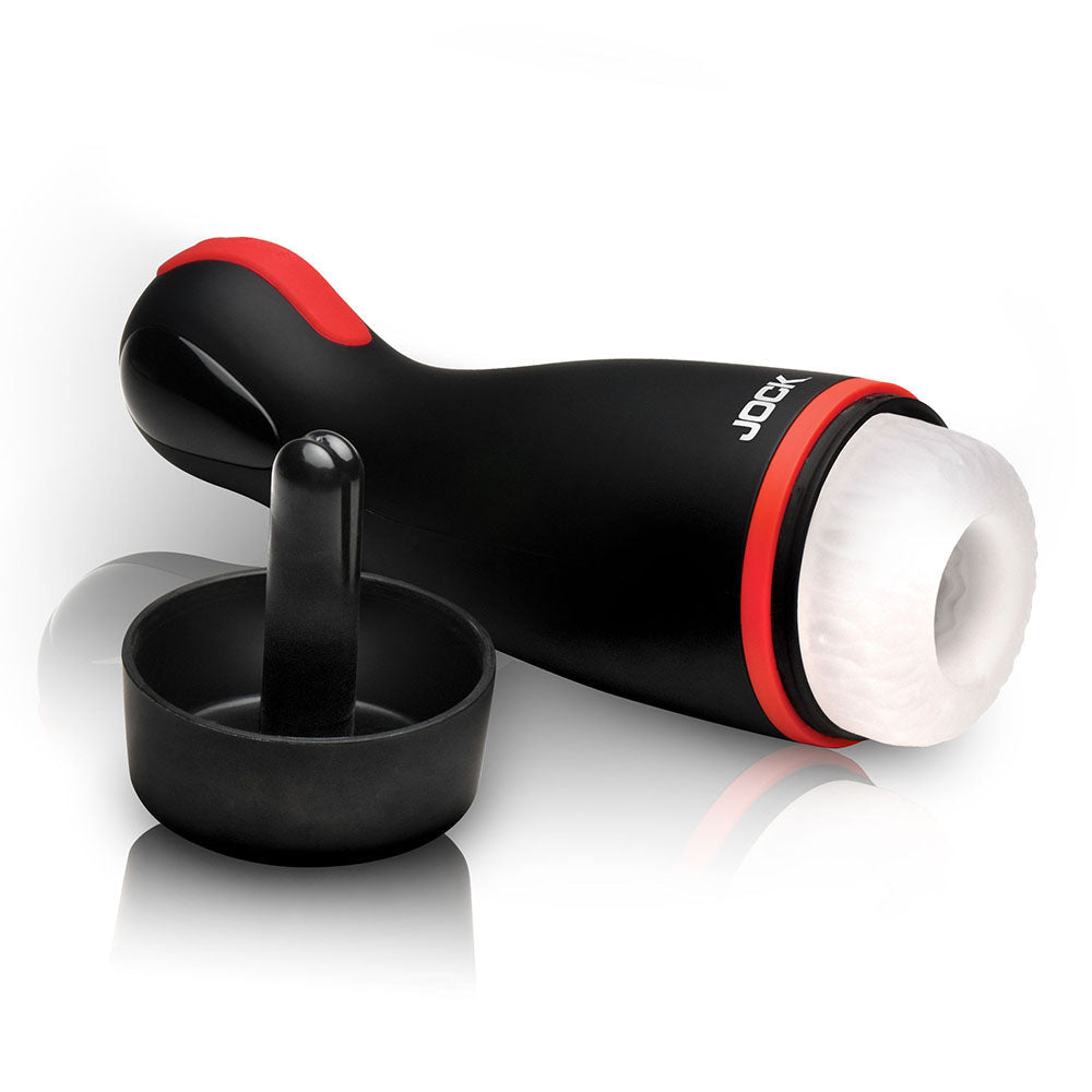 JOCK ADVANCED BLAZE VIBRATING SUCKING & WARMING MASTURBATOR - CN1022