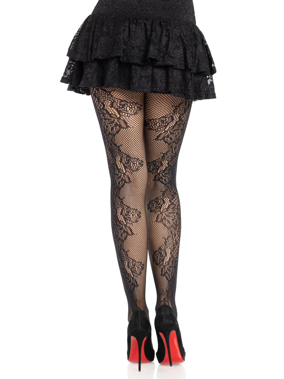 Fleurine Eyelet Lace Tights - 9921      00122