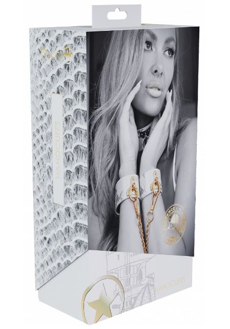 OUCH! FLORENCE COLLECTION HANDCUFFS - WHITE - SHTOU999WHT