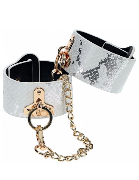 OUCH! FLORENCE COLLECTION HANDCUFFS - WHITE - SHTOU999WHT