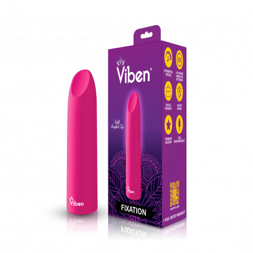 FIXATION HOT PINK POWERFUL LIPSTICK BULLET VIBE - VB75020
