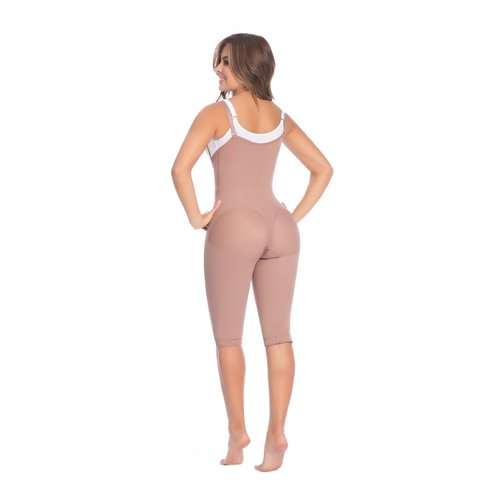 Body Garment Below Knee-Suspenders and Braless. During the postoperative or cosmetic surgi
