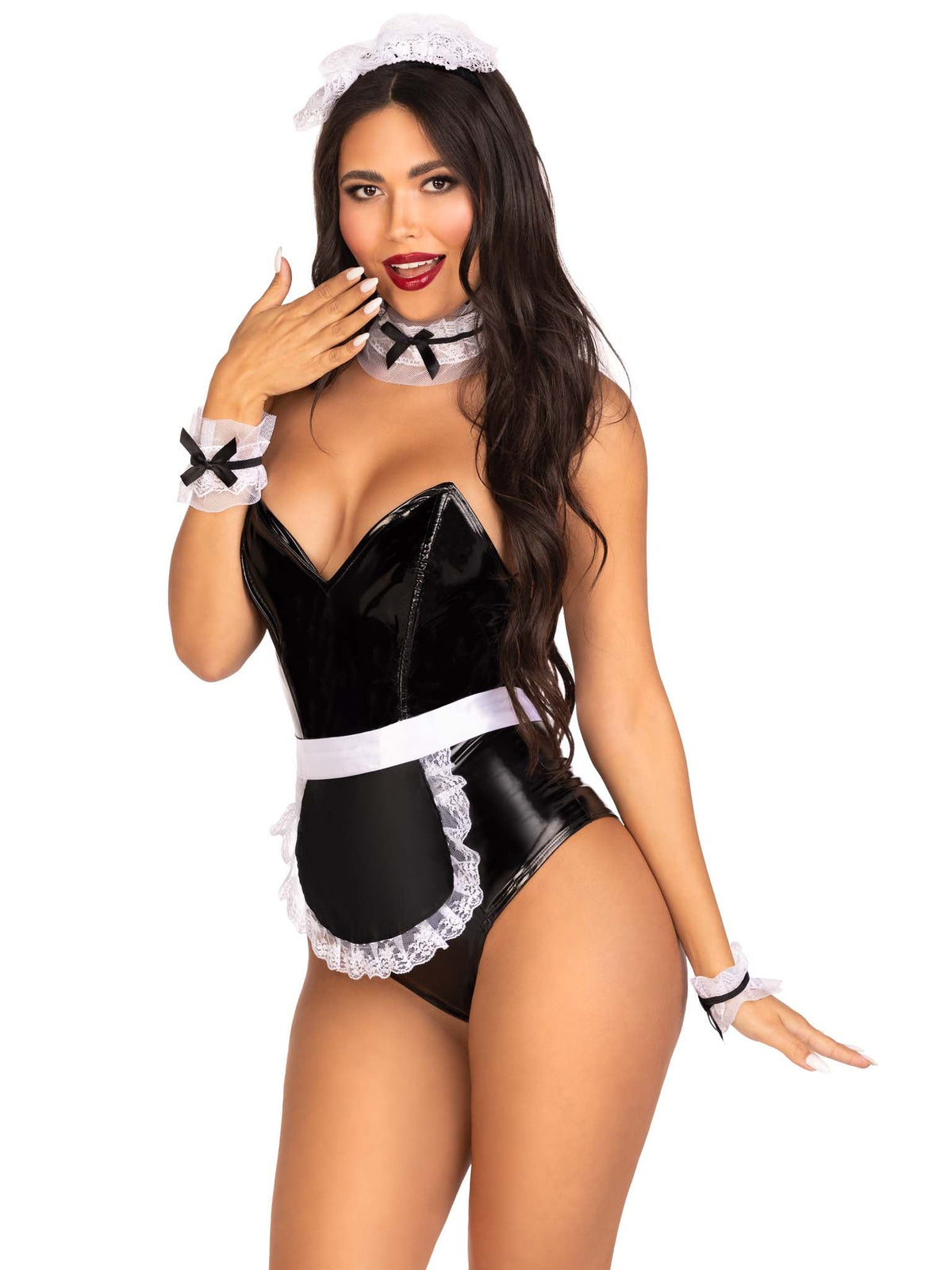Lace French Maid Costume Kit - A1971     00722