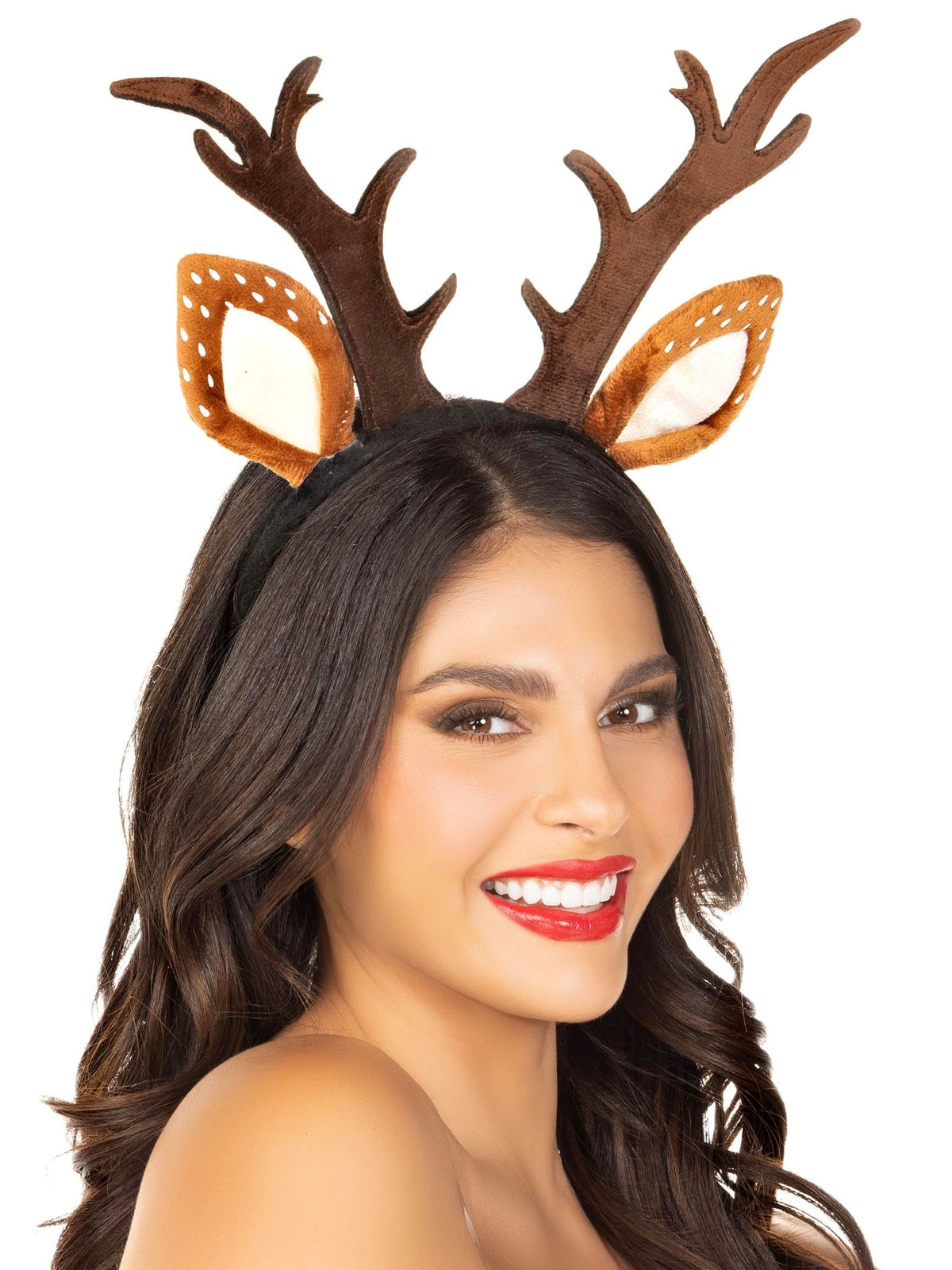 Fawn Ear Antler Animal Costume Headband - A2825     07722