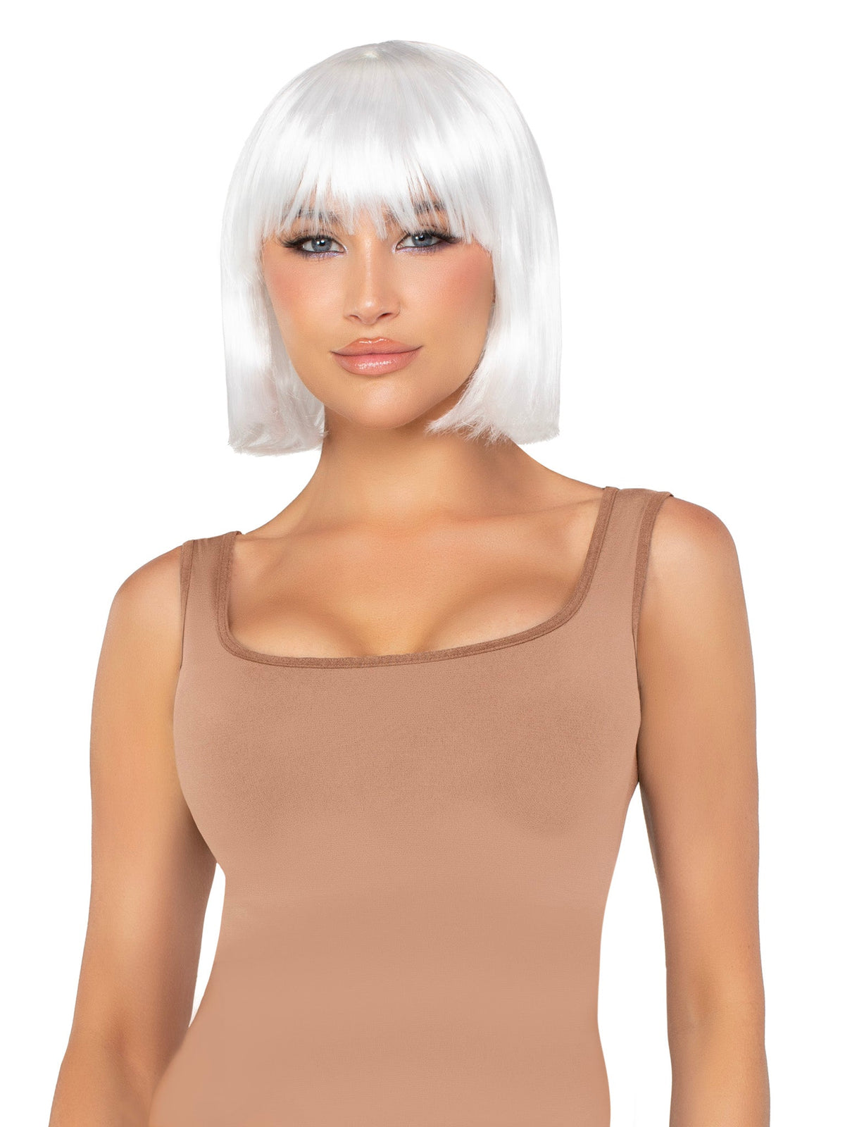 13" Pearl Short Natural Bob Wig - A2834     00222