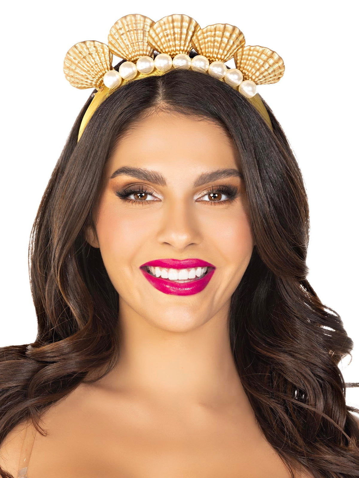 Pearl Shell Mermaid Crown Headband - A2838     02622