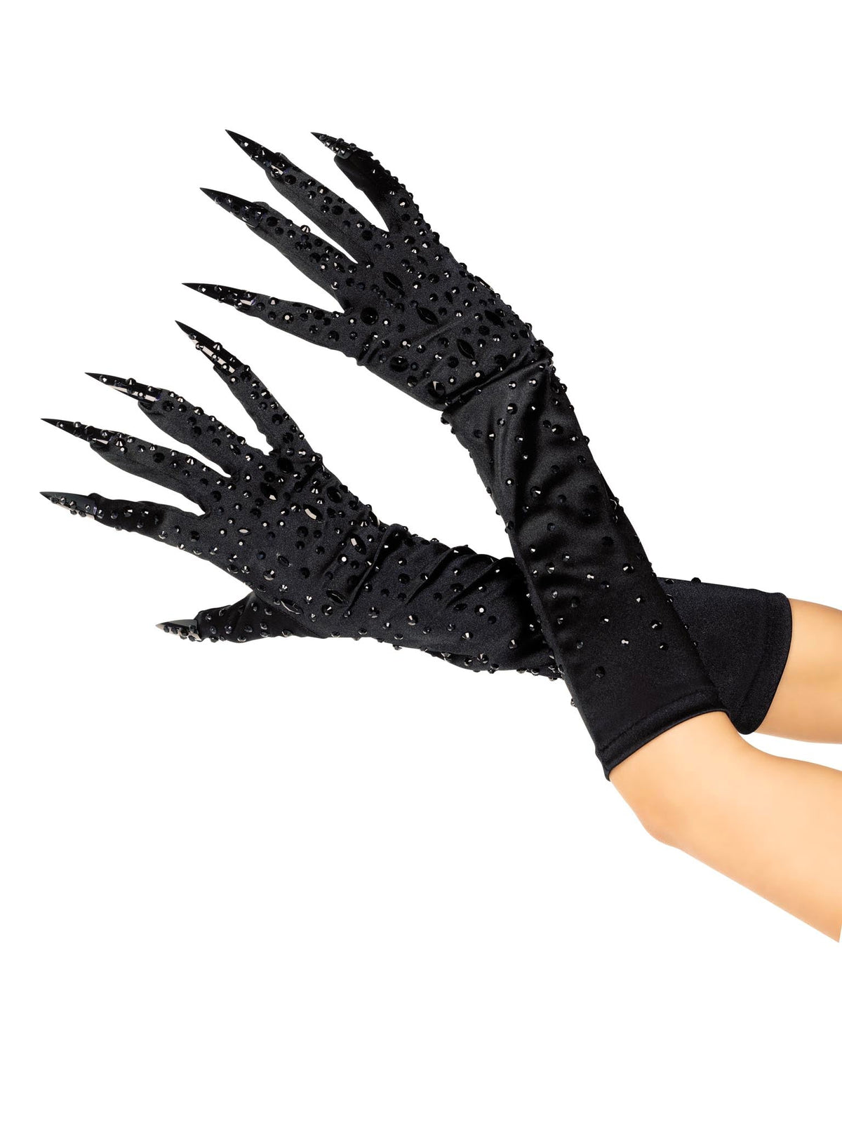 Rhinestone Claw Gloves - A2918     00122