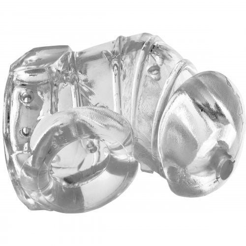 MASTER SERIES DETAINED 2.0 RESTRICTIVE CHASTITY CAGE W/ NUBS - XRAE974