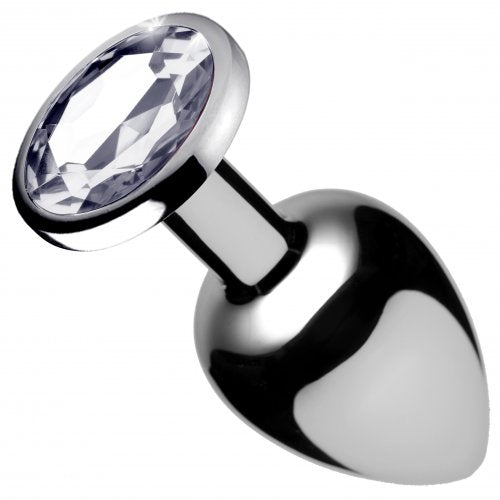 BOOTY SPARKS CLEAR GEM SMALL ANAL PLUG - XRAF632S