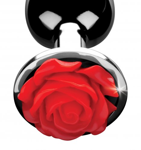 BOOTY SPARKS RED ROSE ANAL PLUG SMALL - XRAF634S