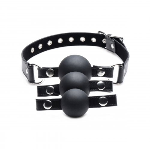 STRICT INTERCHANGEABLE SILICONE BALL GAG SET - XRAF716