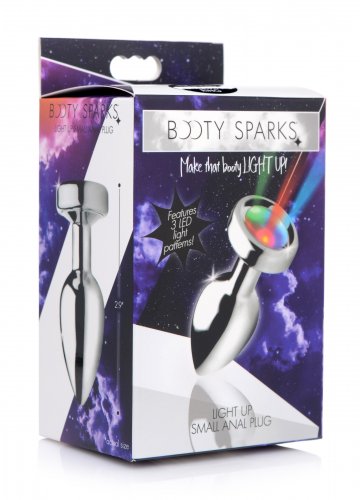BOOTY SPARKS LIGHT UP SMALL ANAL PLUG - XRAG173S