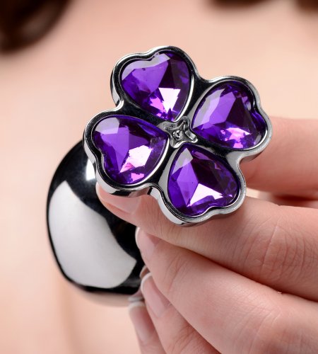 BOOTY SPARKS VIOLET FLOWER GEM ANAL PLUG SET - XRAG205