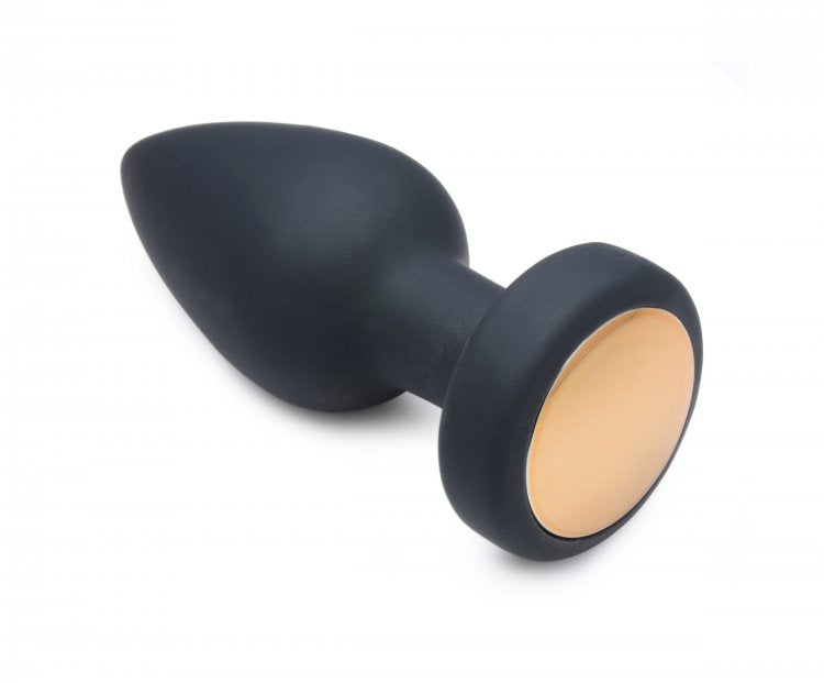 BOOTY SPARKS SILICONE LED PLUG VIBRATING MEDIUM - XRAG253M