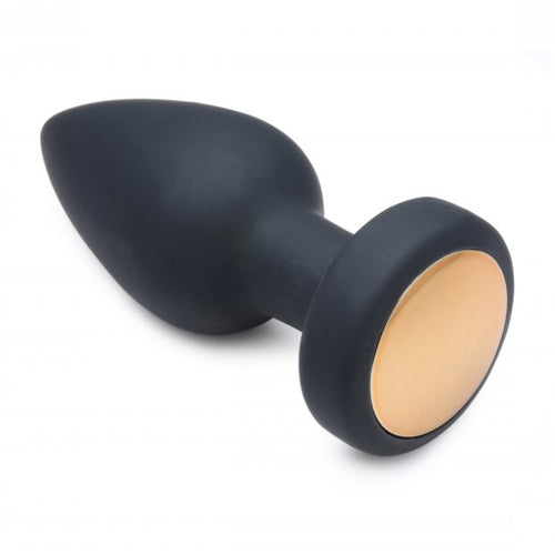 BOOTY SPARKS SILICONE LED PLUG VIBRATING MEDIUM - XRAG253M