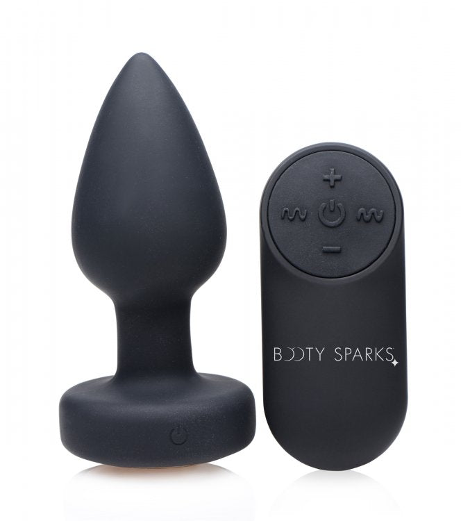 BOOTY SPARKS SILICONE LED PLUG VIBRATING SMALL - XRAG253S