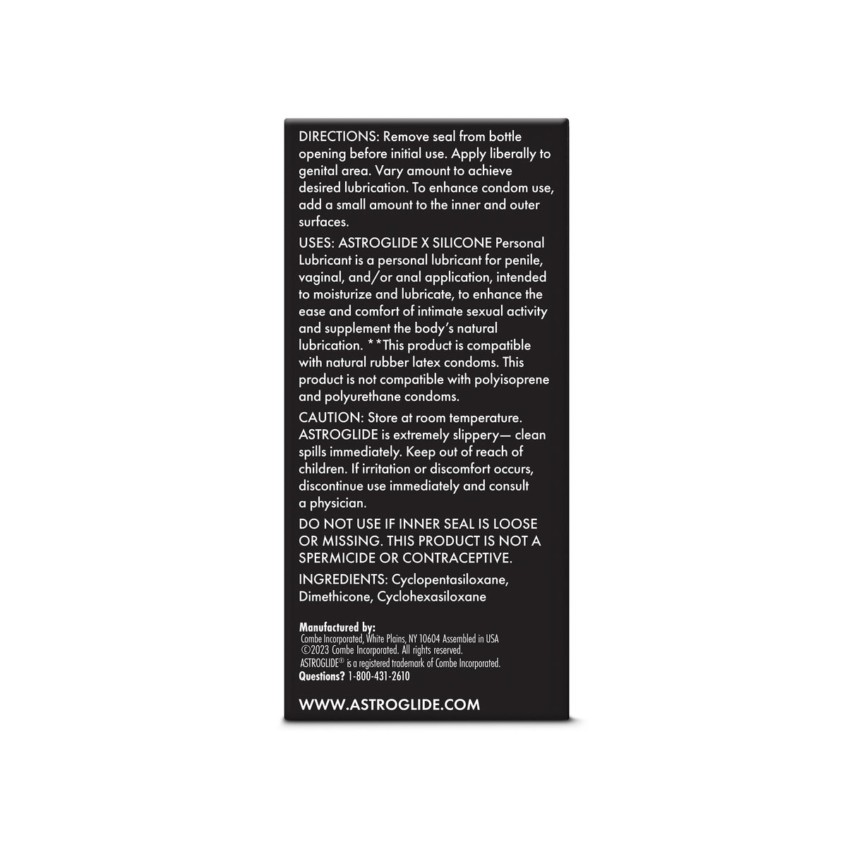 ASTROGLIDE SILICONE 2.5 OZ - AG81600