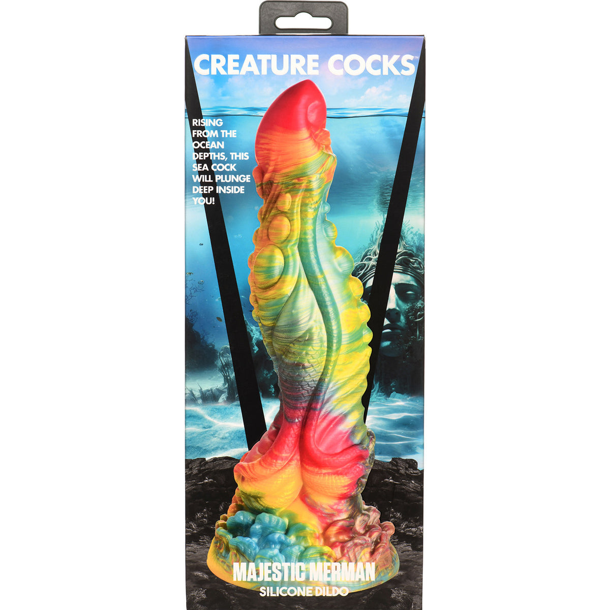 CREATURE COCKS MAJESTIC MER MAN DILDO - XRAH322