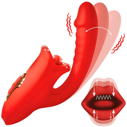 LG DEEP KISS SILICONE RABBIT - XRAH420